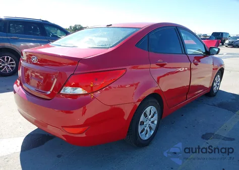 2016 Hyundai Accent Se z USA, uszkodzony, nr VIN KMHCT4AE4GU991174
